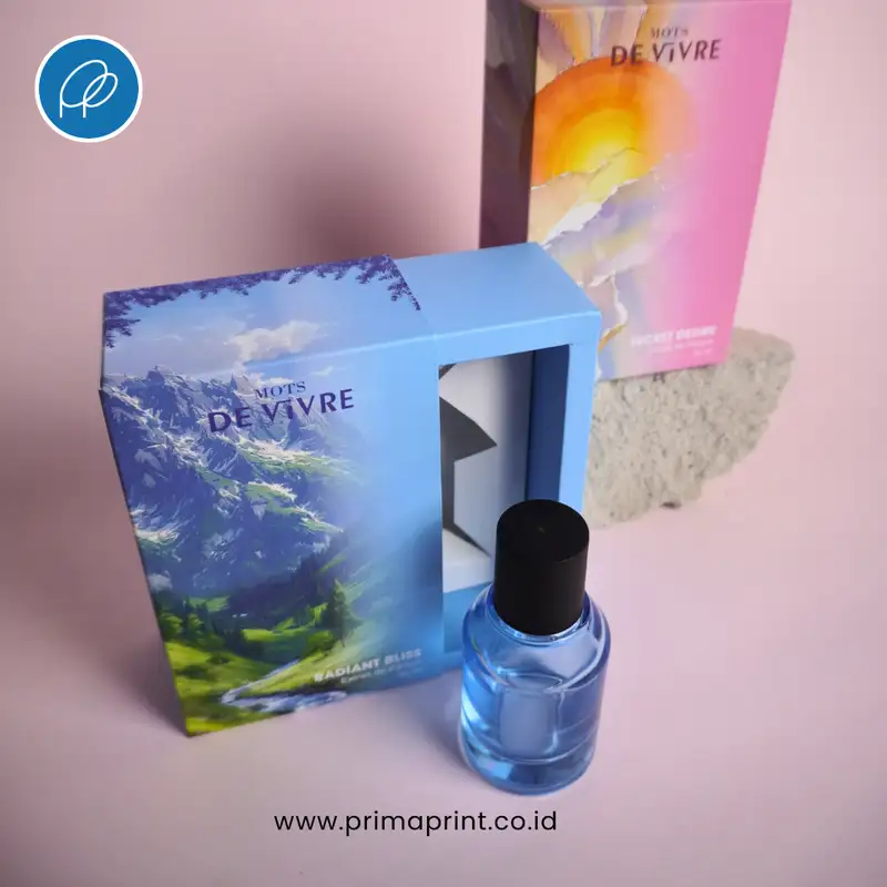 Parfum Packaging using Sliding Box Concept